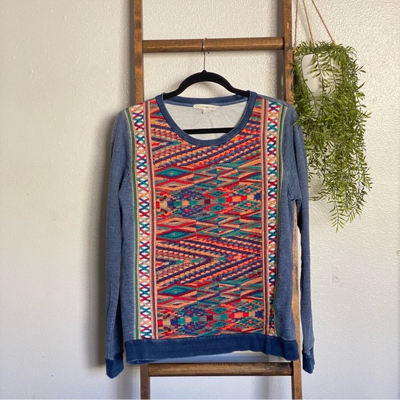 lucky lotus Sweaters - Embroidered Pullover Sweater